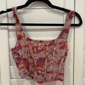 Free People Two Piece | Crop Top and Fitted Skirt